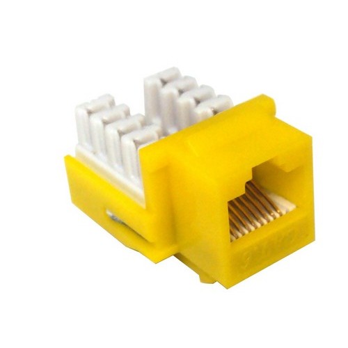 Morris Products 88424 Cat 6 110 Yellow Jack
