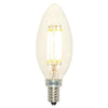 Westinghouse 4316800 Filament B11 LED Decorative Dimmable Light Bulb, 4.5 Watt, Clear, 2700 Kelvin, E12 Base, ENERGY STAR
