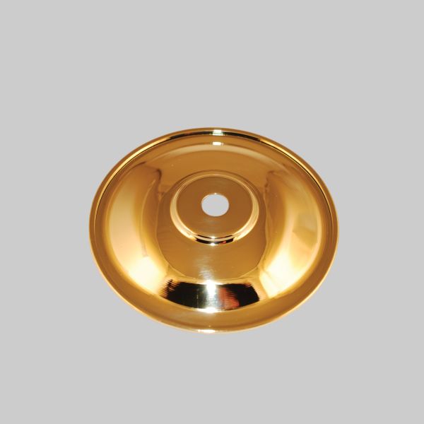 Kirks Lane-60281 - br bobesche 1/2"deep3-7/8"dia high pol