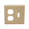 Morris Products 81290 Ivory 2 Gang 1Duplex 1Toggle