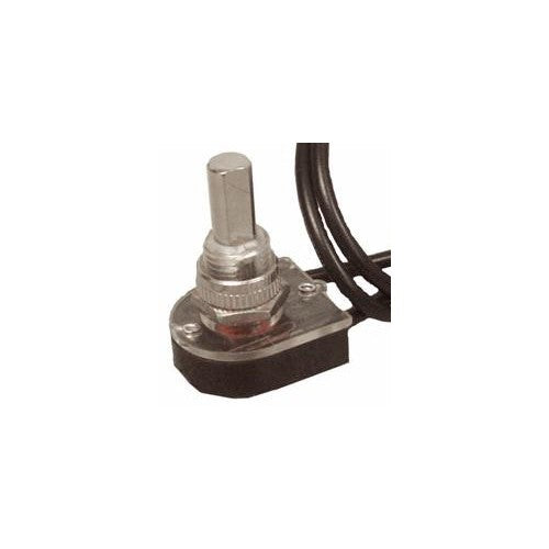 Morris Products 70210 Nickel Push Button SPST Maintained Contact On-Off