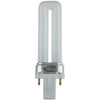 Plug-In - PL 2-Pin Single U-Shaped Twin Tube - 5 Watt - 210 Lumens  - Warm White - 2700 Kelvin