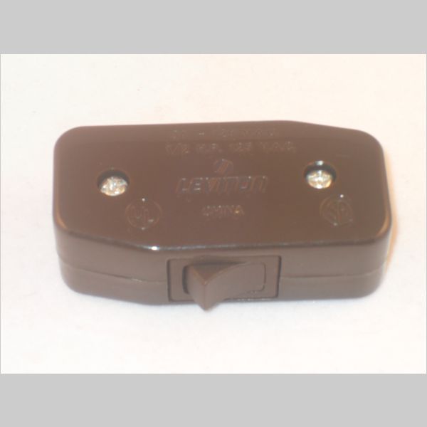 Kirks Lane-31272 - brown bakelite cord switch