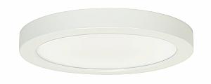 Satco S9682 LED Fixture 9 inch Flush Mount  - 18.5 Watt -  Round -  White Finish