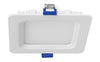 6 Inch Mini Recessed LED Flat Panel Square - 12 Watt - 850 Lumens - 5000K Kelvin - 82 CRI - 50000 Average Rated Hours - Dimmable - LR23711
