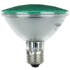 Halogen - Colored PAR30 Reflector - 75 Watt -Green - Green