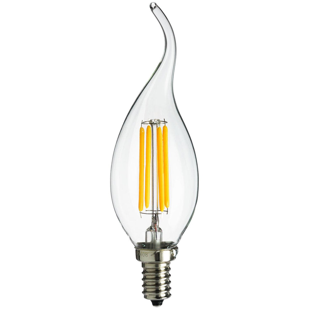 LED - Filament Chandelier - 4 Watt - 250 Lumens  - Warm White - 2700 Kelvin