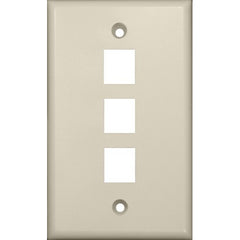 Morris Products 88186 3 Port Cat5 Plate LA