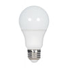 Satco S28594 A19 LED Bulb, 5.5 Watt, 5000 Kelvin, Frosted White Finish - Pack of 4
