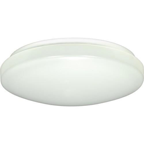 NUVO Lighting 62/546 LED Fixture 11 inch - Flush Mounted with Occupancy Sensor, White Finish, 12.5 Watt, 3000 Kelvin, Warm White, 900 Lumens, Direct Wired Base, 120 Volt, Dimmable, 50000 Average Rated Hours