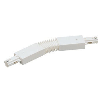 Nora Lighting NT-309W - One Circuit Flexible Connector - White finish