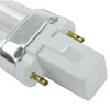 Plug-In - PL 2-Pin Single U-Shaped Twin Tube - 7 Watt - 360 Lumens  - Neutral White - 3500 Kelvin