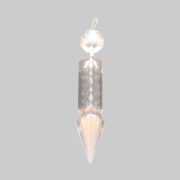 Kirks Lane-6100 - 3" crystal spear prism pressed