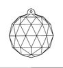 Kirks Lane-5944 - 100mm faceted crystal ball handcut