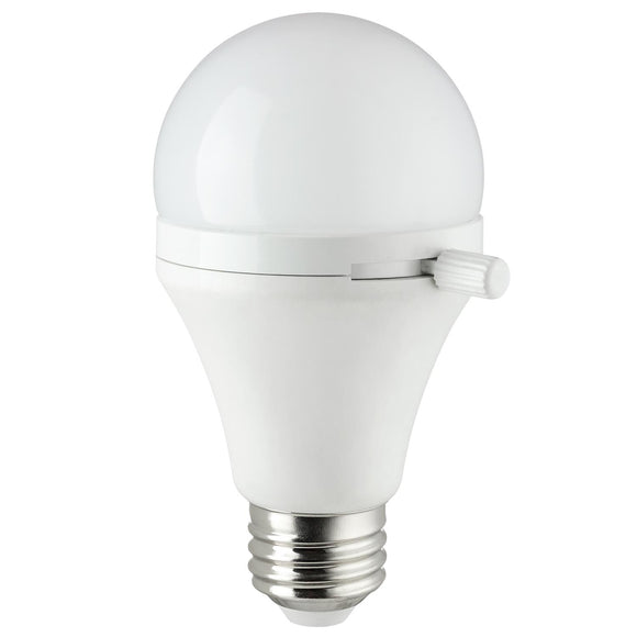 Sunlite 81140-SU - A19/LED/7W/SHAB/E27/30K Shabbat Permissible LED Light Bulb, 3000 Kelvin