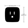 Satco S11269 - Starfish WiFi Smart Plug - 120V - Outlet 10 Amp - Mini Square - Pack of 2