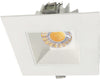 Lotus LED Lights JXL-COB04-S15W-CCT-4SR-SM-WH 4 inch Square Recessed Eco LED 15W 3CCT 3-4-5K Smooth Reflector White 36° Type IC Air Tight Damp CRI 90+