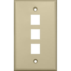 Morris Products 88146 3 Port Cat5 Plate IV