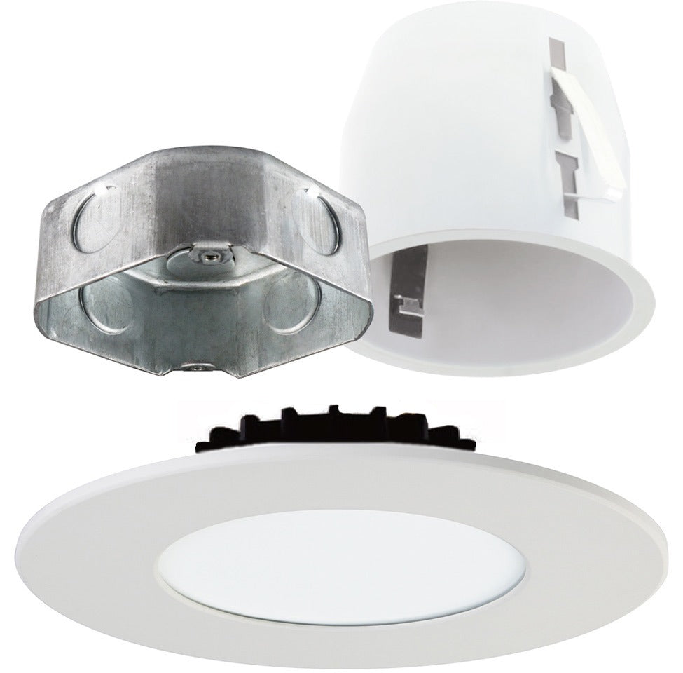 Luxrite LR24960 - 4" Multi Fit LED Dwonlight - Magnetic Interchangable Trim - 5 CCT SELECT