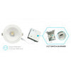 Luxrite LR23265 - 4 Inch LED Downlight - High Lumen - Round - 3 CCT - White Finish