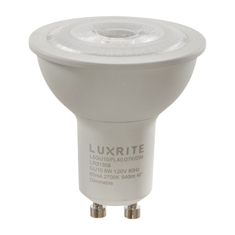 Luxrite LR21309, L8GU10-FL40-30K-DIM