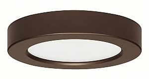 Satco S9322 LED Fixture 5.5 inch Flush Mount  - 10.5 Watt -  Round -  Bronze Finish