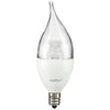 Sunlite  80776-SU - CFC/LED/7W/E12/CL/D/ES/27K LED CA12 Flame Tip Chandelier 7 Watt Light Bulb, Clear Finish