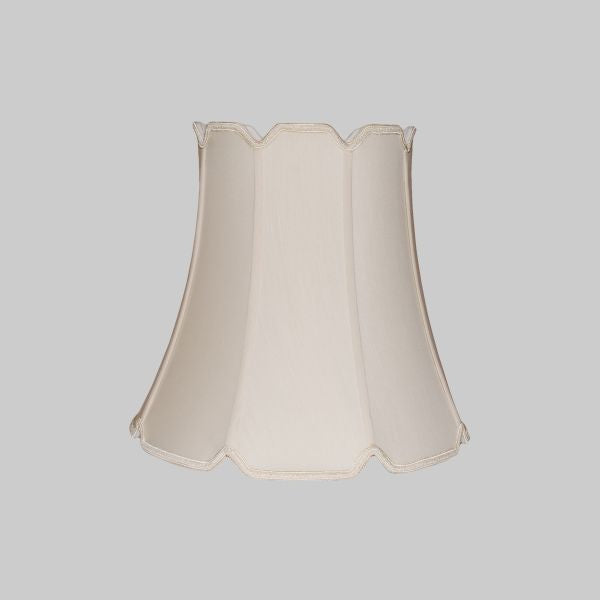 Kirks Lane-20531 - 16 Inch Eggshell V Notch Drum Shantung Shade