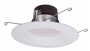 Satco S9727 - LED Downlight Retrofit - 5-6 Inch - 11.5 Watt - 5000 Kelvin - White Finish