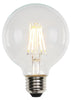 Westinghouse 3317300 6.5 Watt LED G25 Globe Dimmable Filament - 2700 Kelvin - Warm White - 810 Lumens - E26-Medium Base - 120 Volt - Box