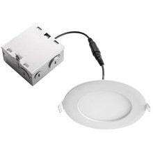 MORRIS 72681 -  4 Inch Surface Mount LED Downlight - Remote Driver - 10 Watt - 4000 Kelvin - White Finish