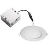 MORRIS 72681 -  4 Inch Surface Mount LED Downlight - Remote Driver - 10 Watt - 4000 Kelvin - White Finish