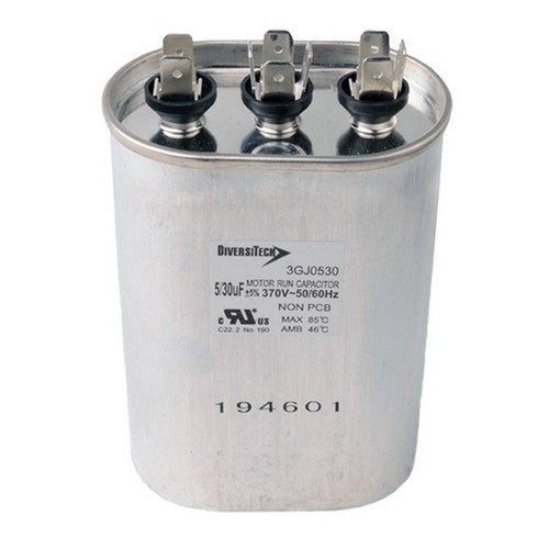 Morris Products T3GJ0530 Mtr. Run Cap, Oval, 30+5uf 370v