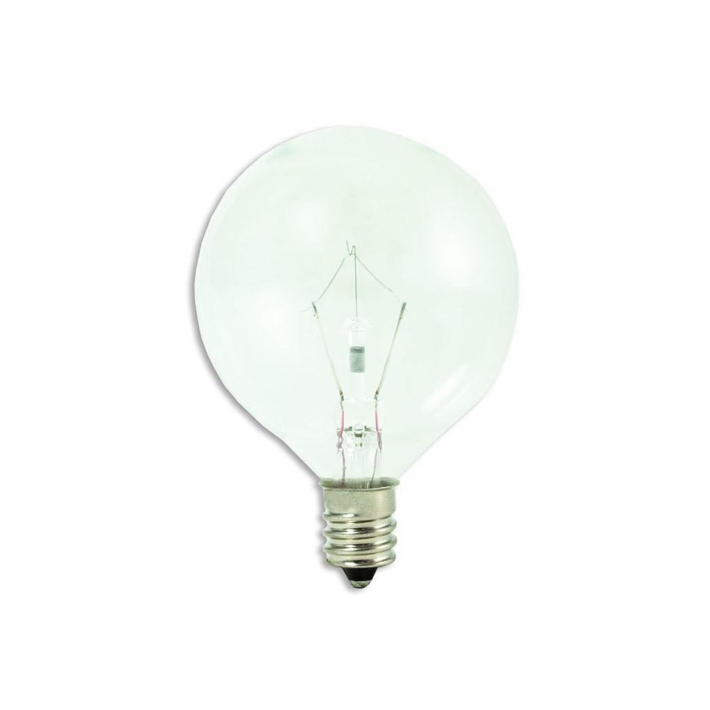 Bulbrite 461215 Halogen 15 Watt G16 Halogen 1/2 Globe