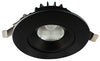 Lotus LED Lights AD-LED-4-S12W-DTW-WH-LREY - 4 inch Round Venus Adjustable Recessed LED Downlight - 12 watt -Low Glare - Dim to Warm - White Finish