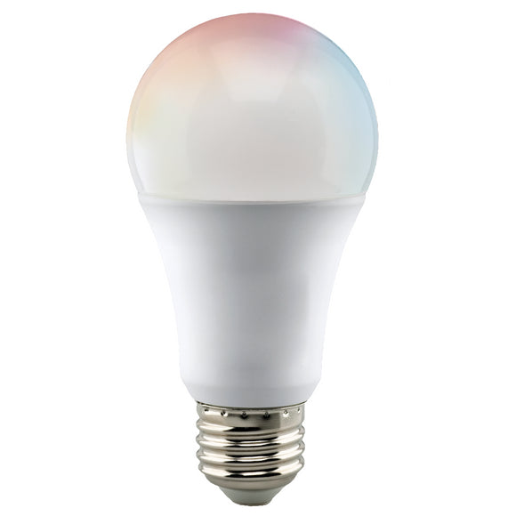 Satco S11254 - 10 Watt - A19 LED - RGB & Tunable White - Starfish IOT - 120 Volt - 800 Lumens