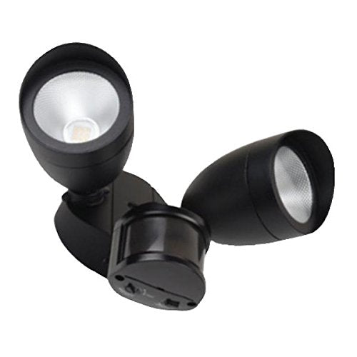 Natura LED LED-FXBFD20/850/BK-SEN - Security Flood Light W/Motion Sensor - 20 Watt - 1400 Lumens - 3000 Kelvin - Black - Wet Rated - 5 Year Warranty - 50,000 Life Hours - 120 Volt
