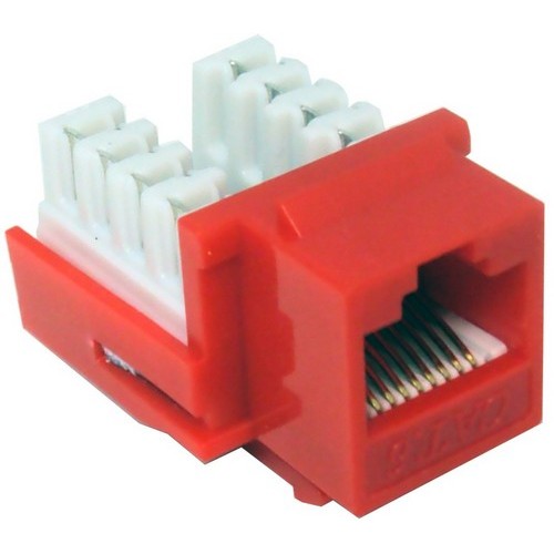 Morris Products 88423 Cat 6 110 Red Jack