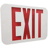 Morris Products 73010 Red LED Wh Housing Exit Sign