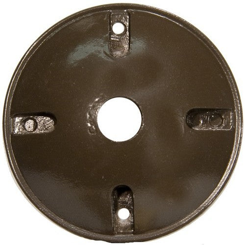 Morris Products 36814 4 inch Rnd Cover 1-1/2 inch Hole Brnz