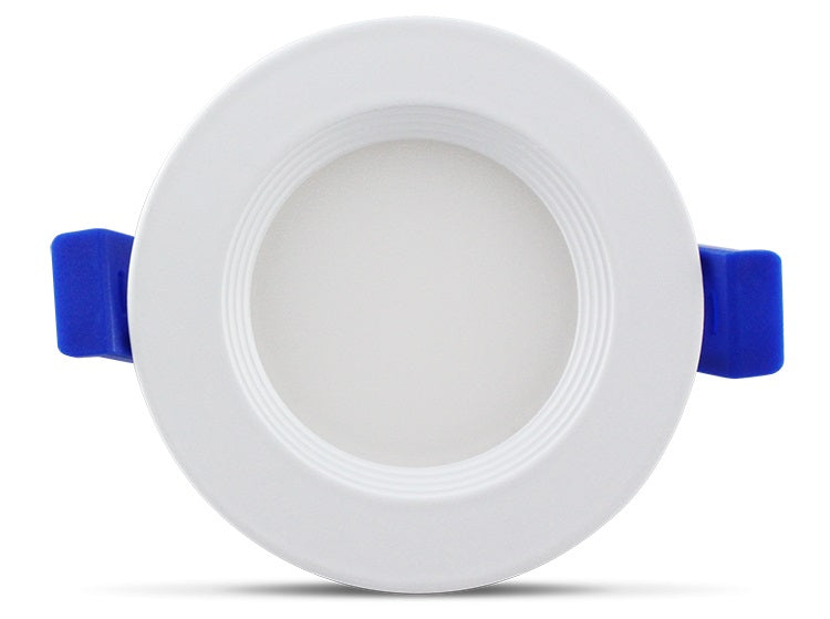 3 Inch Mini Recessed LED Flat Panel Round - 7 Watt - 450 Lumens - 4000K Kelvin - 82 CRI - 50000 Average Rated Hours - Dimmable - LR23695