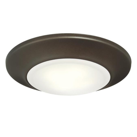 Westinghouse 6322000 Small LED Surface Mount Oil Rubbed Bronze Finish with Frosted Lens - Dimmable