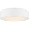 Satco 62-1451, Orbit - 20 Watt - 18 Inch LED Flush Mount - 3000 Kelvin - 1300 Lumens - White Finish
