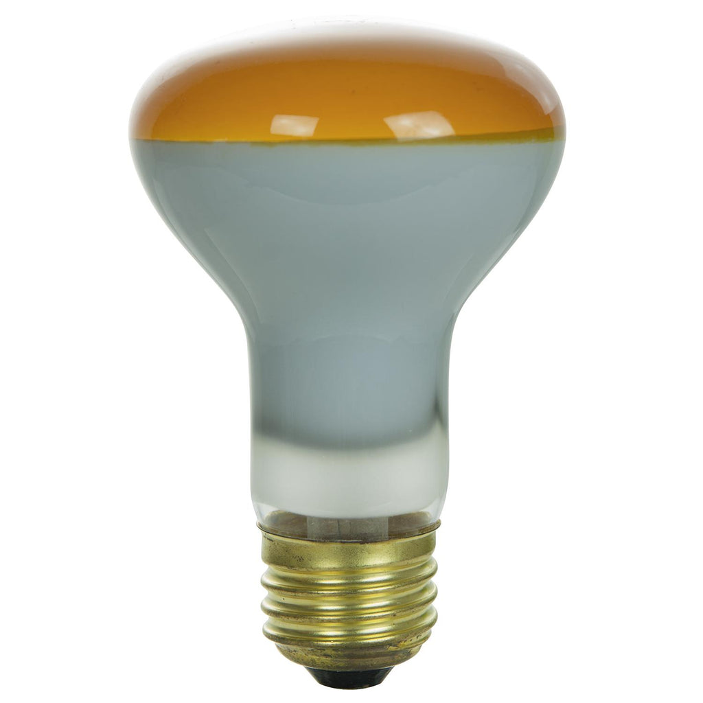 Incandescent - R20 Colored Reflector - 50 Watt -Amber - Amber
