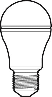 Halco A19/8WW/LED2