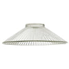 Westinghouse 8507300 Clear Ribbed Shade - 2.25 Inch Fitter
