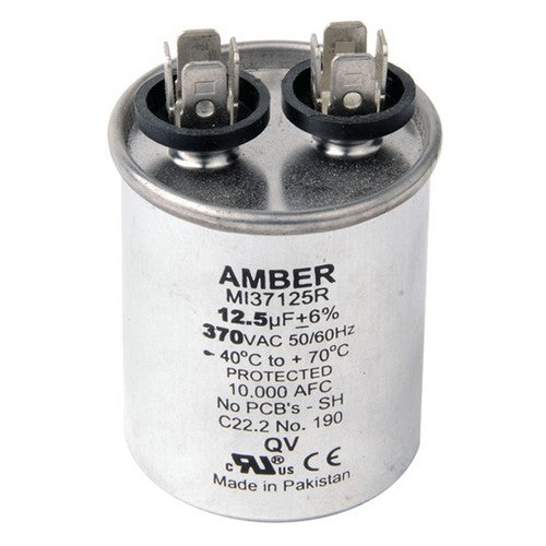 Morris Products T37125R Mtr. Run Cap,Rnd, 12.5uf 370v