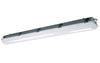 4 Foot Vapor Tight IP65 Wet Rated LED Fixture - 034 Watt - 1000 Lumens - 4000K Kelvin - 80 CRI - 50000 - LR25130