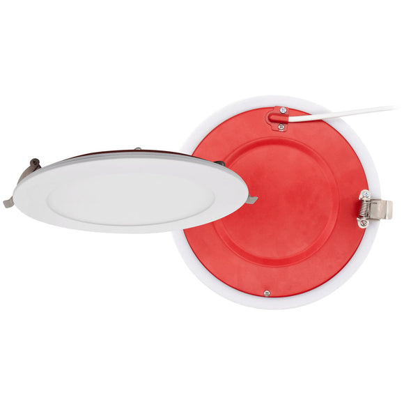 Lotus LED Lights FR-LED-6-S15W-5CCT-PL 6 inch Round Fire Rated Ultra Slim Recessed LED Downlight  5CCT 15W