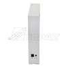 Topaz ES/LED/RW/B-NYC - LED Exit Sign - Red Letters -  2.5 Watt - 20 Gauge Steel White Housing - Battery Backup - NYC Approved - 120/277 Volt
